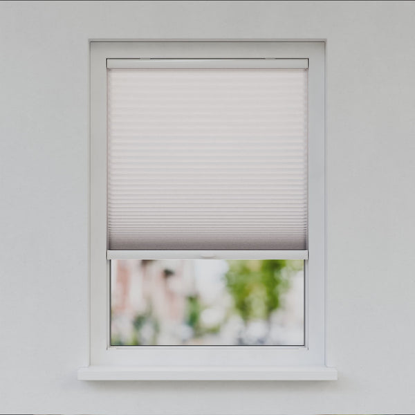 Honingraat Plisségordijn - Ingespannen - IJsgrijs