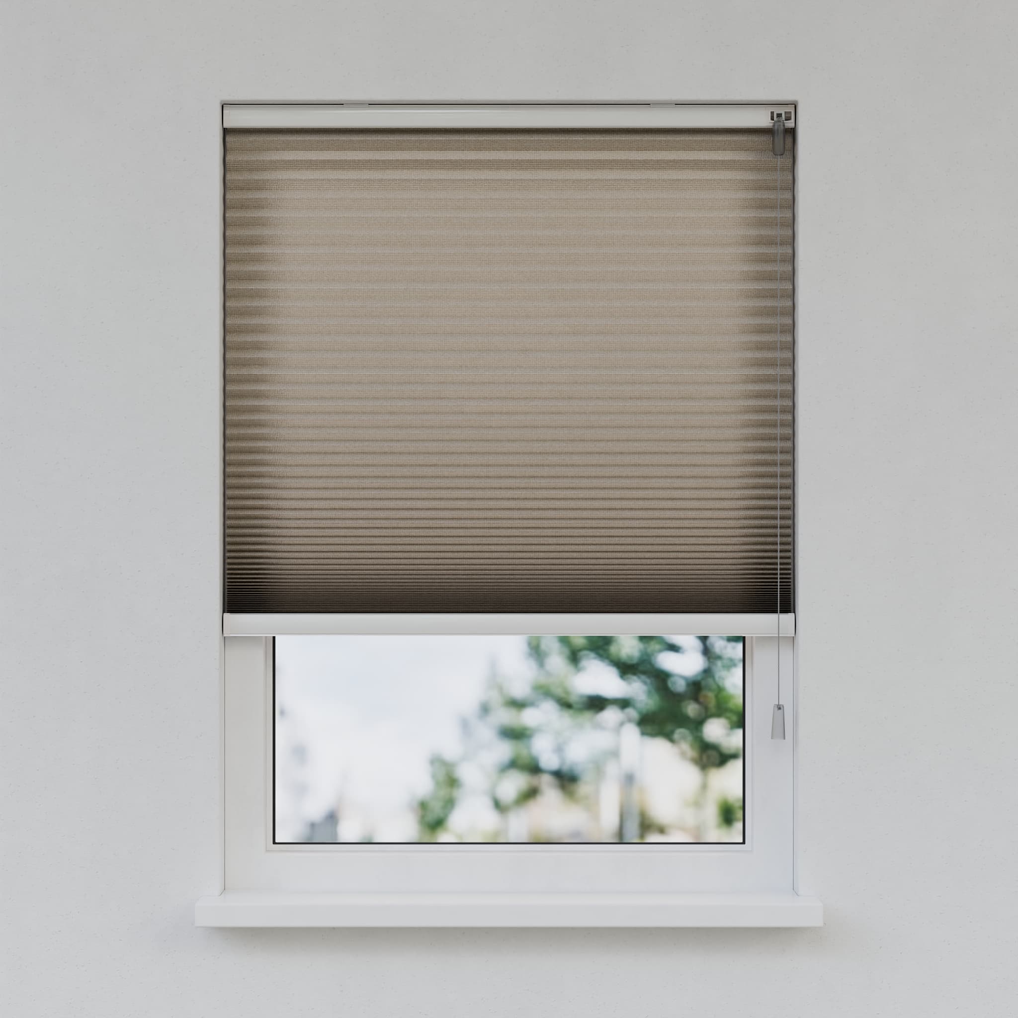 Plisségordijn Standaard Raam - Lichtdoorlatend - Linnenbeige