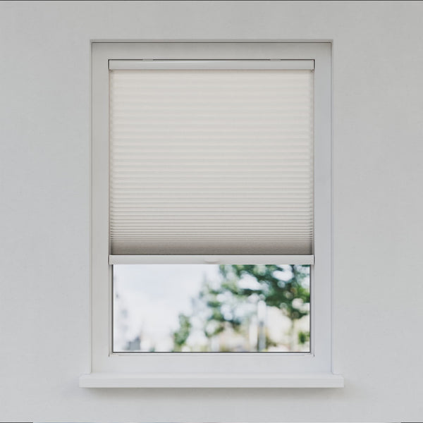 Honingraat Plisségordijn - Ingespannen - Signaalwit