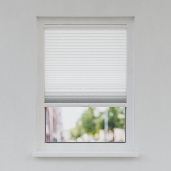 Honingraat Plisségordijn - Ingespannen - Zandwit