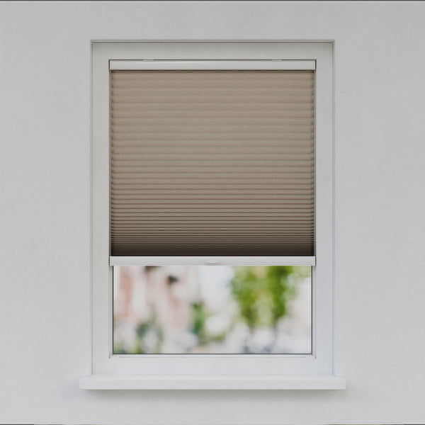 Honingraat Plisségordijn - Ingespannen - Zilvergrijs