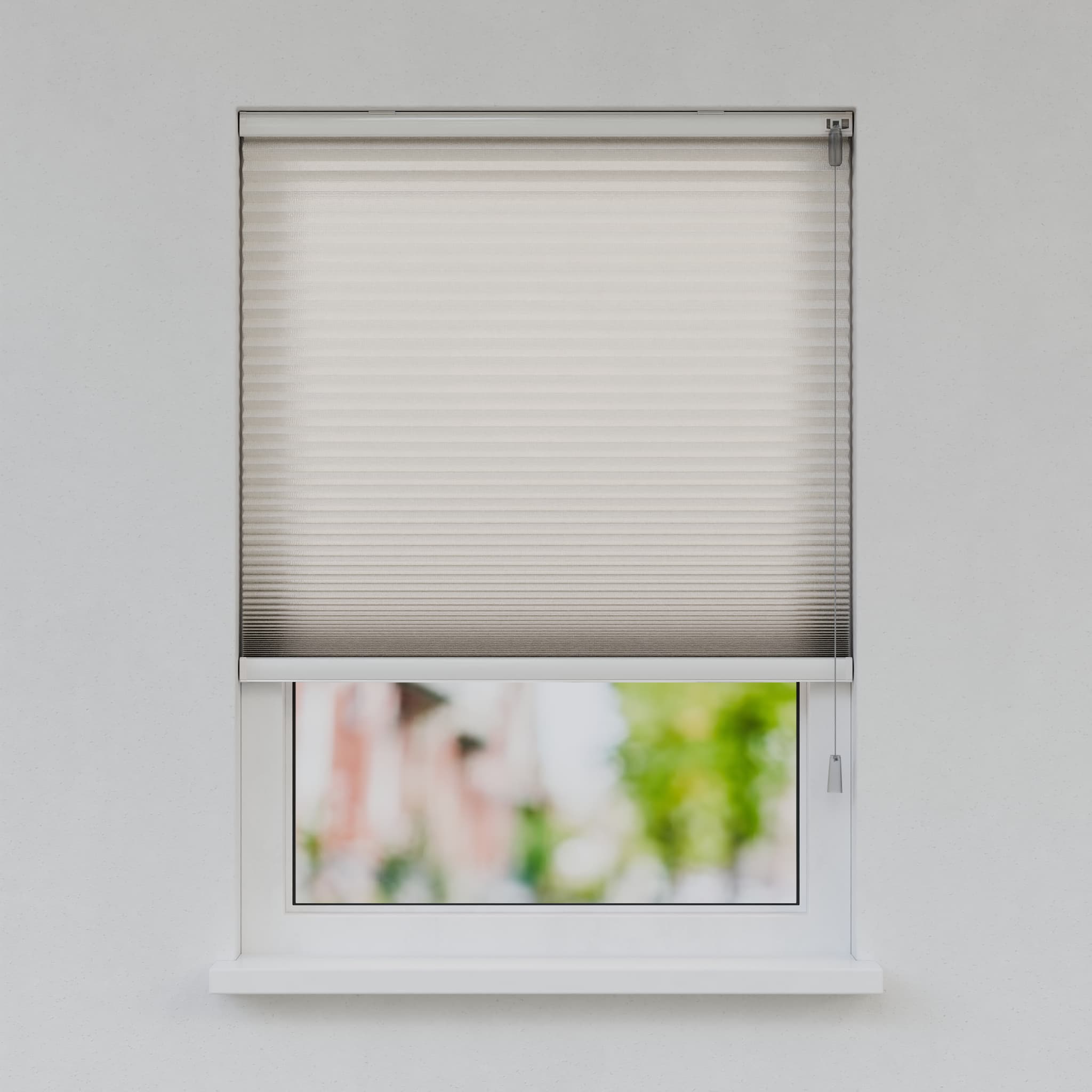 Plisségordijn Standaard Raam - Lichtdoorlatend - Duinbeige
