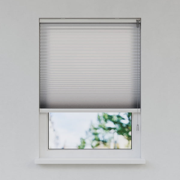 Honingraat Plisségordijn - Vrijhangend - Signaalgrijs