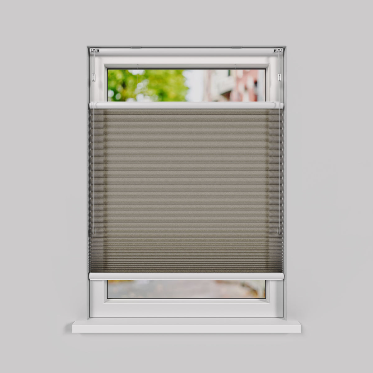 Plisségordijn Standaard Raam - Lichtdoorlatend - Linnenbeige