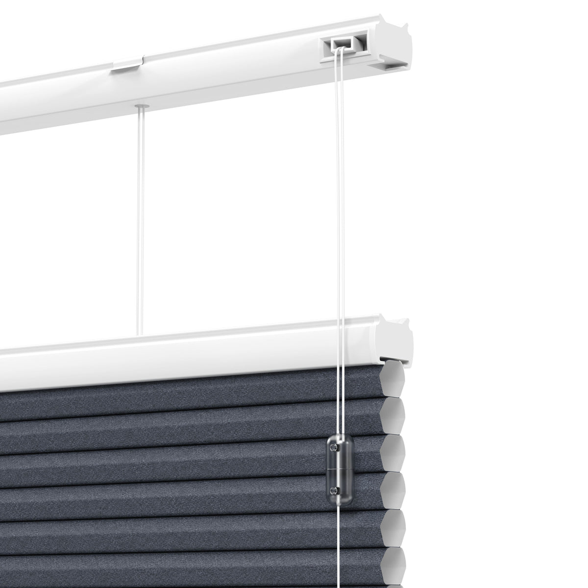 Plisségordijn Standaard Raam - Lichtdoorlatend - Marineblauw