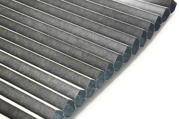 Honingraat Plisségordijn - Dakraam - Leizwart